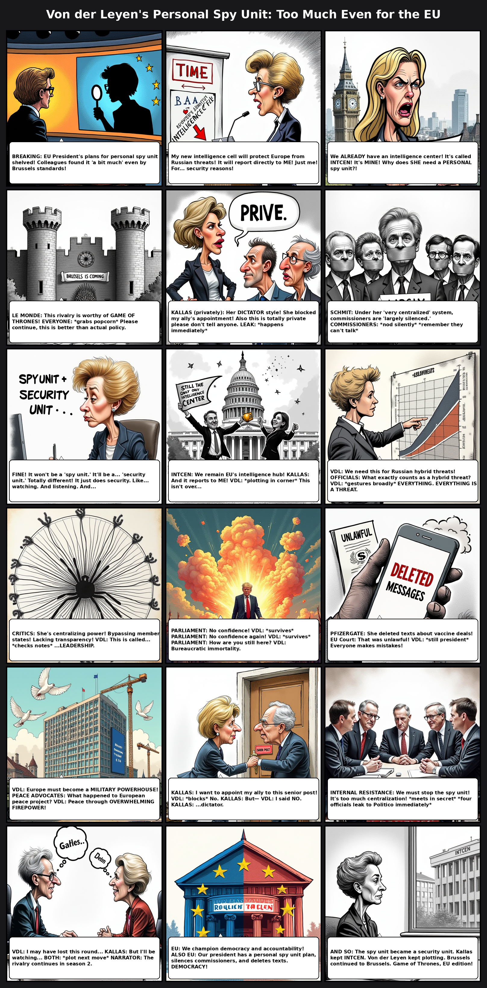 Von der Leyen's Personal Spy Unit: Too Much Even for the EU